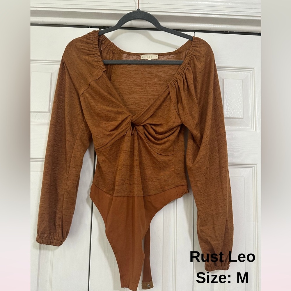 Rust Long Sleeve Bodysuit